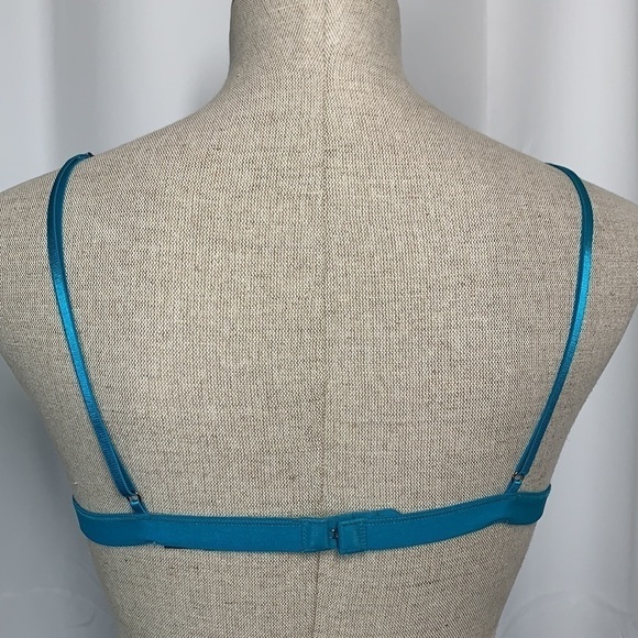 Urban Outfitters Out From Under Semi Sheer Bralette - Sapphire Blue, Size L - Picture 5 of 12
